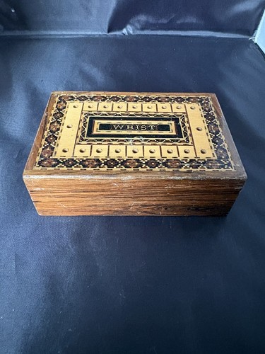 Antique tunbridge ware treen - ware,