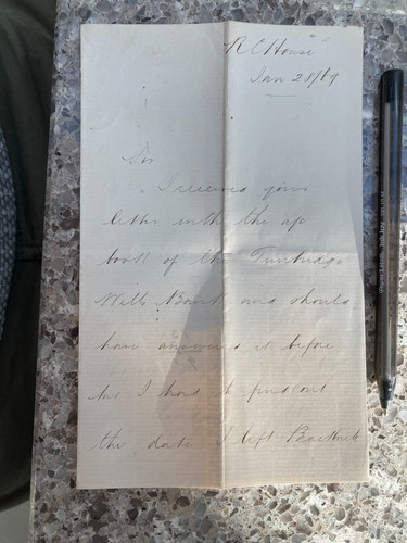 1879 antique letter william - 1879,