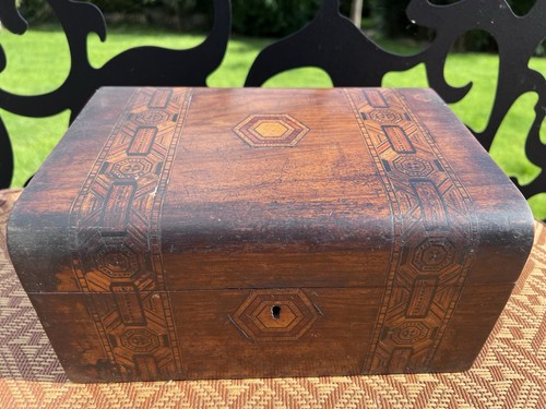 Antique tunbridge style - style, inlaid