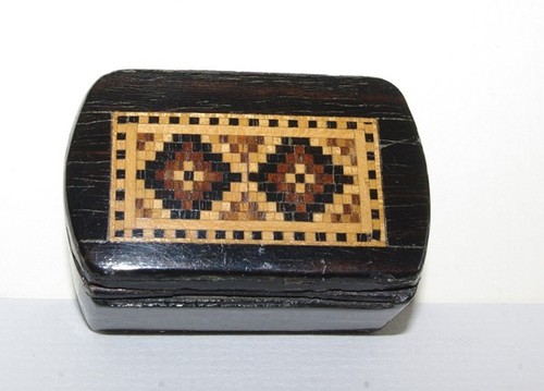 Antique tunbridge ware papier - tunbridge,
