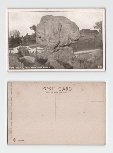 Postcard toad rocks near - toad,