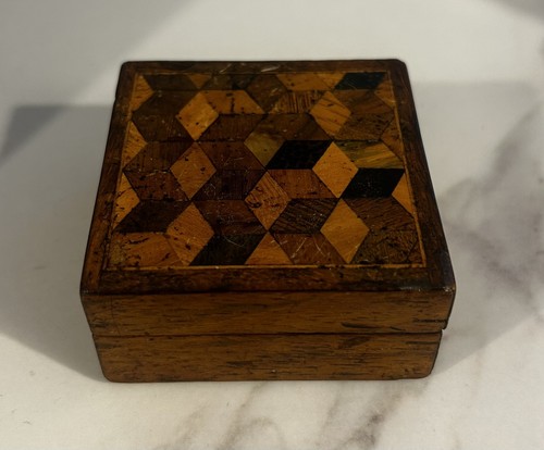 Victorian tunbridge ware - tunbridge,