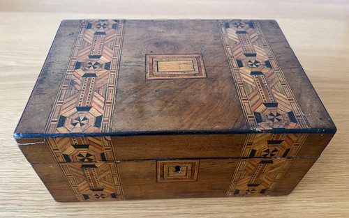 Victorian tunbridge ware - tunbridge,