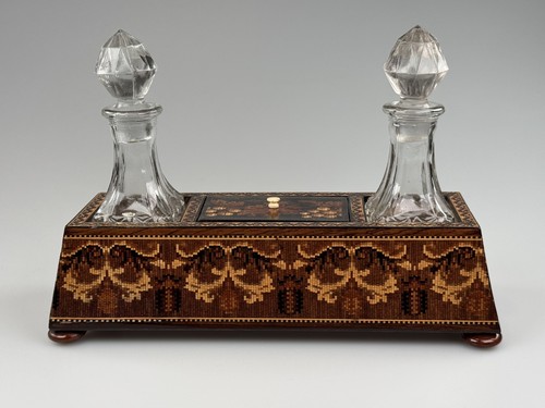 Tunbridge ware perfume box - tunbridge,