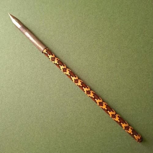 Antique tunbridge ware dip - ware,