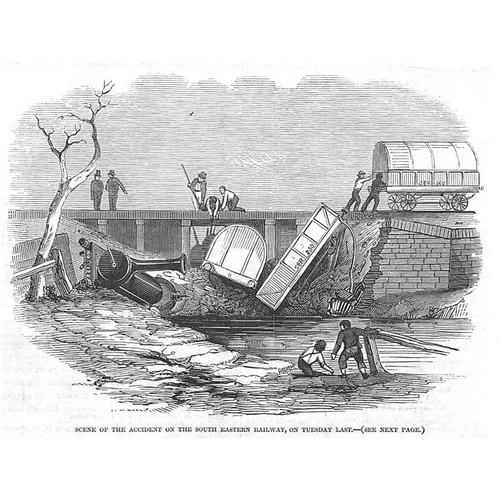 Railway accident between - accident,