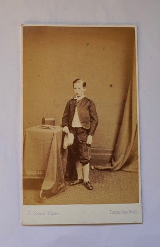 1868 cdv boy named - 1868, a