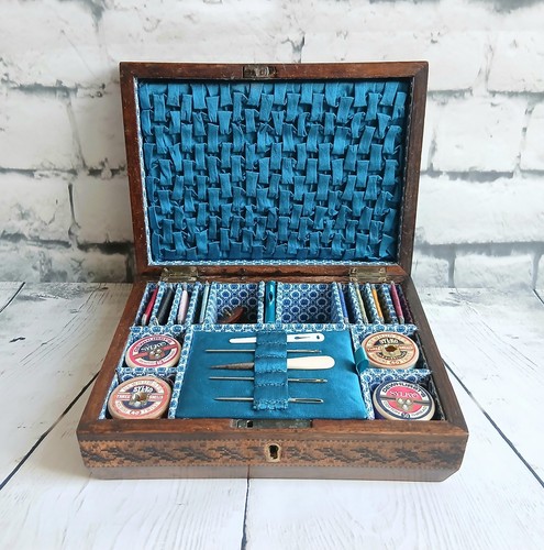 Antique wooden box - wooden,