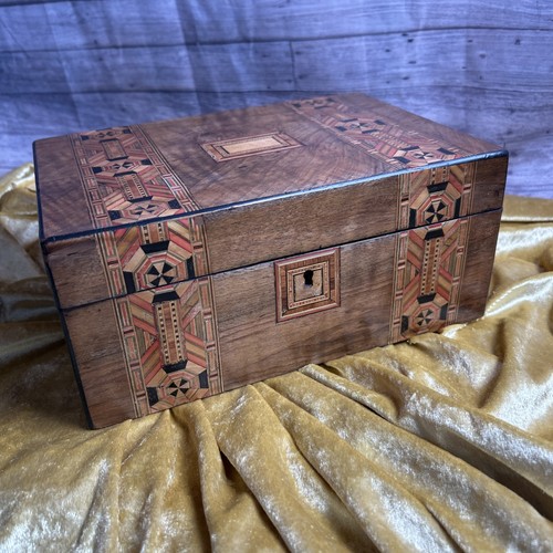 Antique inlaid walnut - inlaid,