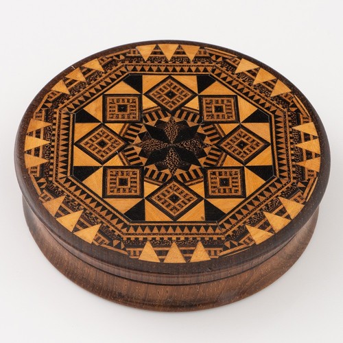 Tunbridge ware circular - tunbridge, needle