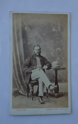 Cdv seated victorian man - seated,