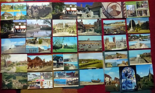 Job lot vintage postcards - 31,