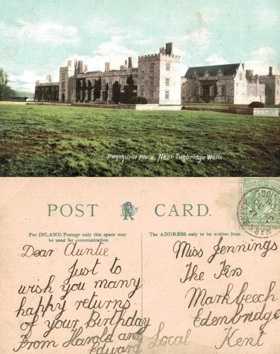 Vintage postcard penshurst - postcard,