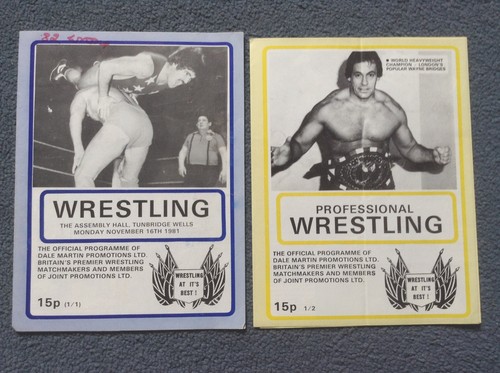 Two wrestling programmes - two,