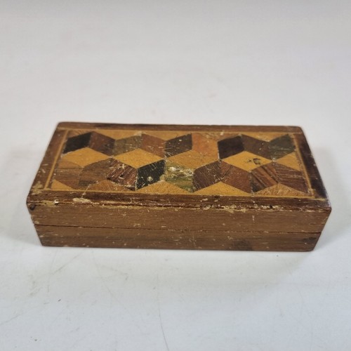Antique tunbridge ware treen - antique,
