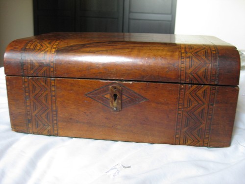 Vintage wooden box tunbridge - wooden, box,
