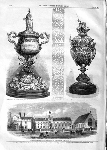 Original old antique print - antique,