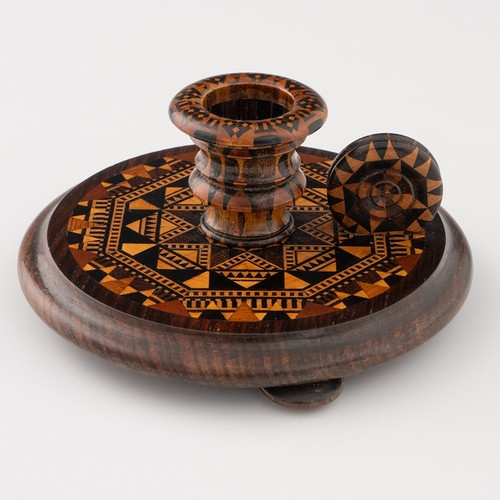 Tunbridge ware chamberstick - ware,