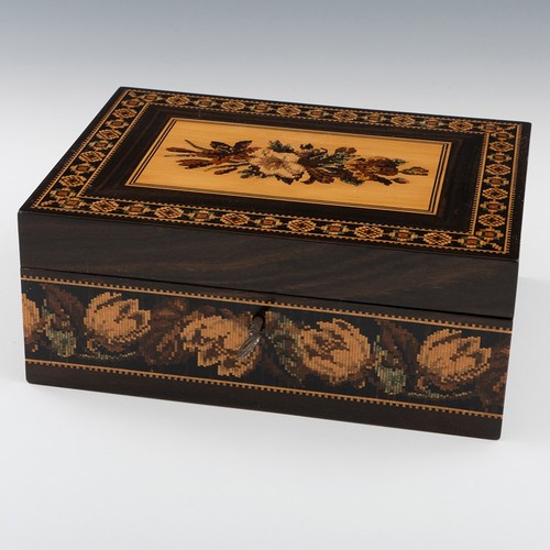 Tunbridge ware box thomas - tunbridge, by