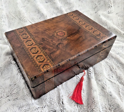 Antique burr walnut - burr, walnut,