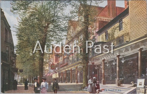 Vintage postcard the pantiles - vintage,