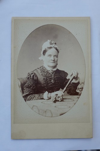 Cabinet card lady - in, a