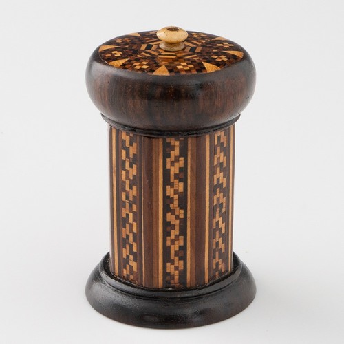 Tunbridge ware match box - tunbridge,