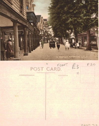 Vintage postcard ye pantiles - vintage,