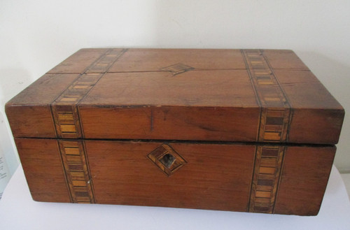 Antique tunbridgeware work - tunbridgeware, /