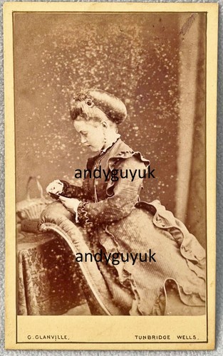 Cdv lady named cora mccullagh - cdv,