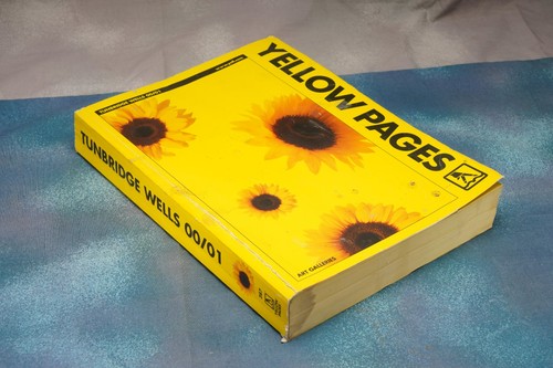Vintage yellow pages tunbridge - vintage,
