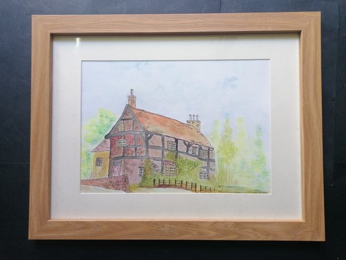 Vintage watercolour painting - vintage,