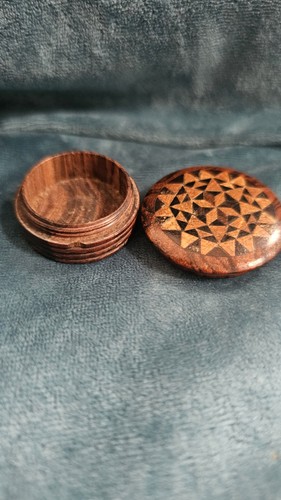 Antique treen tunbridge ware - treen,