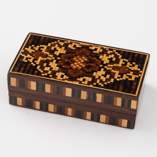 Tunbridge ware match box c1870 - tunbridge,