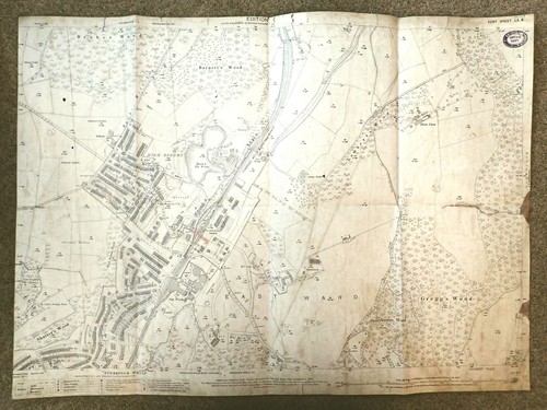 Kent old map plan - old,