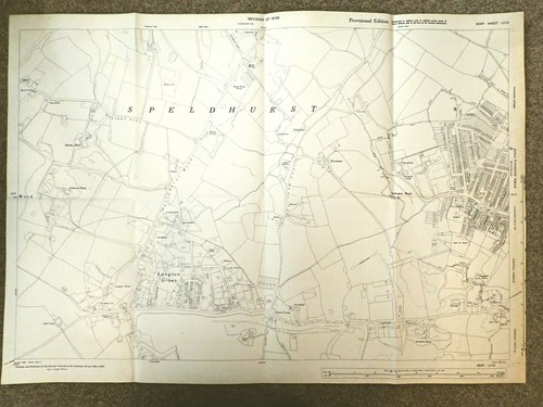 Kent old map plan - kent,