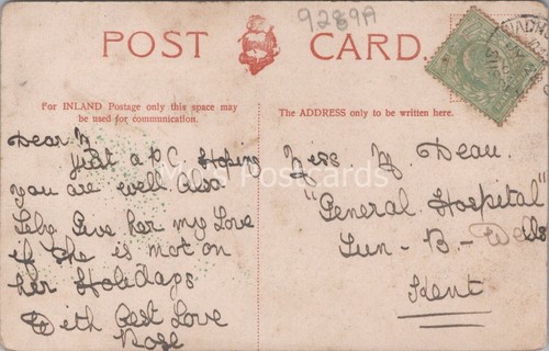 Genealogy postcard dean - genealogy, postcard: